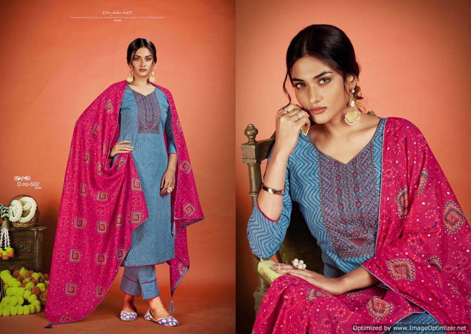 Netra Vol 5 By Vastu Embroidery Printed Cotton Readymade Dress Wholesale Shop In Surat